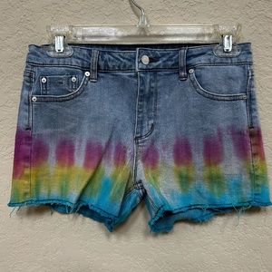 Tractr Girls Size 16 Tie Dyed Brittany Shorts Size 16